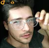 2019 Retro Men039S Transparent Lunettes Clear Lenses PC Comotuer Square Eyeglass Frames For Women Lire Eyewear Male Spectac9450077