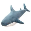 30456080100cm Joy Funny Joy mignon Shark Plux Toy Animal doux Pillocher de lecture pour les cadeaux d'anniversaire Cushion Doll Gift 240420