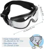 Gafas de sol Gafas de sol de perros, elegantes gafas de mascotas de protección UV con marco liviano, gafas para mascotas Protección con el uso del ojo para perro mediano y grande