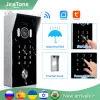 Besturing Jeatone Tuya Smart WiFi Video Doorbell Home Video Intercom Wired No Need Battery Door Telefoon Intercom met camera en code