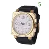 2020 Men's Stainless Steel 6-pin Tape B Square Watch