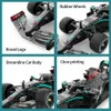 Electric/RC Car Rastar F1 Remote Control Car 1 18 Scale Officially Licensed RC Series Mercedes-AMG F1 W11 EQ Suitable RC Cars for Adults Kids T240422