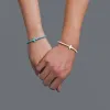 Brins classiques turquoise croix bracelet couple élastique corde texture texture bijoux bijoux cadeau accessoires