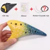 Instrument Popular 12 Hole Ocarina Kilnfired Ceramic Alto C Musical Instrument with Lanyard Music Score for Music Lover