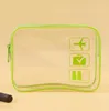 PVC borse cosmetiche di grande capacità trasparenti sacchetti di stoccaggio impermeabili per viaggi portatili portatili portatili