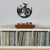 Computers Road Mountain Bike Vinyl Album Record Wall Clock Cycling Decor Sports Events Bicycle Man Cave Watch Mountain Biker Cyclist Gift