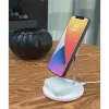 Chargers Magnetic Wireless Charger 18W 2 i 1 Stand för iPhone 15 Pro 14 13 Magcafe telefonhållare Qi Charging Station för AirPods Pro 2 3