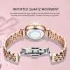 POEDAGAR Watch for Women Luxury Jewelry Design Rose Gold Steel Quartz Wristwatches Waterproof Fashion Swiss Brand Ladies Watches 240417