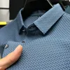 Sommermänner kurze Ärmel T -Shirts coole und atmungsaktive Polo -Shirt -Business Casual Sweatabsorbing Dünne Abschnitt Weiche Tops 240412