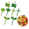 Forks 8 Pack Fruit Picks Home Party Decor Pick Cute Mini Lunch Accessories Leaf Shapes For Sandwich Salad