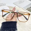 Lunettes de soleil Frames Xbora 2024 Fashion Classic Eyeglass pour hommes et femmes Titane pur Ultra Light Optical Retro Prescription Lunes 67053