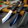 Kitchen Boning Knife, Hand-forged Butcher Knife Meat Knife Fruit Knife, Fixed Blade, Multi-purpose Camping Knife