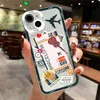 Mobiltelefonstötfångare Världsstadsresor Tokyo New York London Clear Phone Case för iPhone 15 14 13 12 Mini 11 Pro Max X XR XS 7 8 Mjuk silikonskydd Y240423