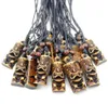 Jóias de moda lote inteiro 12pcs imitação yak osso esculpido Nova Zelândia maori tiki totem homens colar de pingente amuletos gota shipp2183432