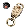 Honest Keychain Electric Tungstten Light USB USB Lightter Lighters Piède à vent charge pour hommes