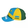 Ball Caps Unisex Rwanda Flag Rwandan Adult Baseball Cap Patriotic Hat For Soccer Fans Men Women