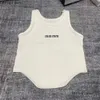 MUI Mui Tank Top Onregelmatige tanktop gestreepte gebreide vest voor dames mouwloze breisels t shirts bijgesneden tees street style vesten yoga sport tops miui 902