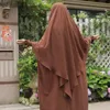 Long Triangle Khimar Headscarf Hijab Dubai Turc Headcover Head Scarf Headraps Fomen Islam Veil Muslim No Dress 240409