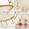 Opbergdozen zeshoekige sieraden hanger slaapkamer muur display hangend oorrangrek