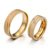 Groupes 316l en acier inoxydable bijoux africain en lovers alliance anniversaire mariage anneaux de mariage en couple pour hommes et femmes