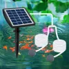 Accessoires Solar Oxygen Pump Pump Power Storage Intégrée Intégrée 3.7V 2200mAh Batterie au lithium Courté à poisson Fishoor Fishoor Fishing Aerator