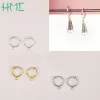 Boucles d'oreilles différentes 420pcs or couleur rhodium non perçage vis rond