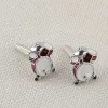 Links Fashion Music Drum Cufflinks for Men New Trendy 3D Red White Drum CUFFLINKS French Shirt Party Wedding Jewelry Boyfriends Gifts