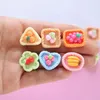 Dekorative Figuren 10pcs glänzende Obstkorb Harz flacher Rücken Cabochons für Haarnadelhäuser Scrapbooking DIY Schmuckhandwerk Dekoration