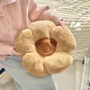 Cuscino a forma di fiore s kawaii capybara cuscini cornone collo riposo lussureggiante sedia di supporto lombare arredamento per la casa