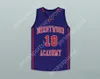 CUSTOM ANY Name Number Mens Youth/Kids DARIUS GARLAND 10 BRENTWOOD ACADEMY EAGLES DARK BLUE BASKETBALL JERSEY 1 TOP Stitched S-6XL