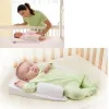 Kudde ZK20 Baby Pillow Antispitting Milk Antiside Huvudvakt Nyfödd matningskudde Specialformad kudde Baby Sleeping Pad