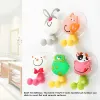 Heads Cartoon Animal Toothbrush Holder Wall Mounted Antibacterial Tooth brush Storage Rack With Suction Cup Bathroom Organizer
