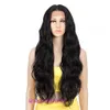Wig Deep Wave 30 inch Long Curly Hair 13 * 6 Front Lace High Temperature Silk Chemical Fiber