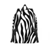 Backpack Men Women Large Capacity School For Student Funny Zebra Skin Print Bag