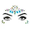 Tatoeages Nieuwe Mermaid 3D Crystal Tattoo -sticker Boorstickers Eyes Sticker Party Face Stickers Face Decoratie Diamant Masquerade Tattoo