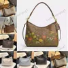 Novo designer Laurel ombro bolsa de moda bola hobo women saco crossbody luxury cc bolsa vintage com flowere clássico saco feminino bolsa mensageira 240423