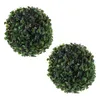 Decorative Flowers Simulated Milano Ball Artificial Plants Outdoor Wooden Plastic Flower Office Filler