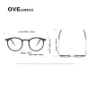 Lentilles de conception de marque Pure Titanium Lunes Cadre pour hommes Metal Vintage Round Prescription Eyewear Myopia Optical Eoryglass Spectacle