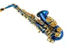 Саксофоновый альт -саксофон новый начинающий студент альт -саксофон Eb Blue Enchantrest Sax eb с корпусом мундштуком аксессуаров