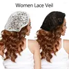 Bridal Veils Fashion European et American Lace Headscarf Muslim Veil Marding Accessories Small Cover Headpiece