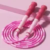 Jump Ropes Adjustable soft PVC bamboo joint childrens skipping rope weight loss exercise equipment skipping rope is not easy to knot Y240423