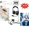 Tillbehör Ny UFQ ANR A28 Aviation Headset Pilot HEADSETS STORA ANR- och HIFI -högtalare för musik gratis med väska