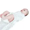 ベビー寝袋の新生児綿アンティショックスワドルタワドル毛布ジッパースリープサック幼児抱擁キルトラップスリープサックの寝具をセット