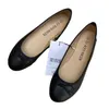 Повседневная обувь Женщины Черная весна Осень Плоская скольжение на круглых ногах Loafer плюс размер 41 42 Zapatos Mujer WSH4878
