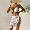 Röcke europäische und amerikanische sexy schiere Ausschnittsqualität Tassel Beach Strickkleid