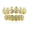 18 -километовые гальванические золотые зубы набор покерных бухга