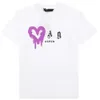 Mens Designer T-shirt gotisk t-shirt grafisk tee 1 1 t shirt t-shirt kort ärm bomull överdimensionerad lös t-shirt graffiti Hip Hop Youth Summer Beach Angle Tops kläder XL