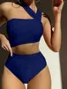 Swimwwear Women's Sexy One Piece Swimsuit 2024 Femmes Solide Black Body Out Bodys Push Up Place Bathing Fult High