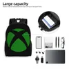 Backpack Classic Xboxs für Männer Frauen Wasserfestes School College Game Gamer Geschenke Taschen Druckbuchbags