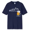 メンズTシャツ金曜日のビールプリントメンズブランドTシャツ面白いグラフィックヒップホップサマーメンTシャツストリートウェアコットンハラジュクTシャツ短袖2403